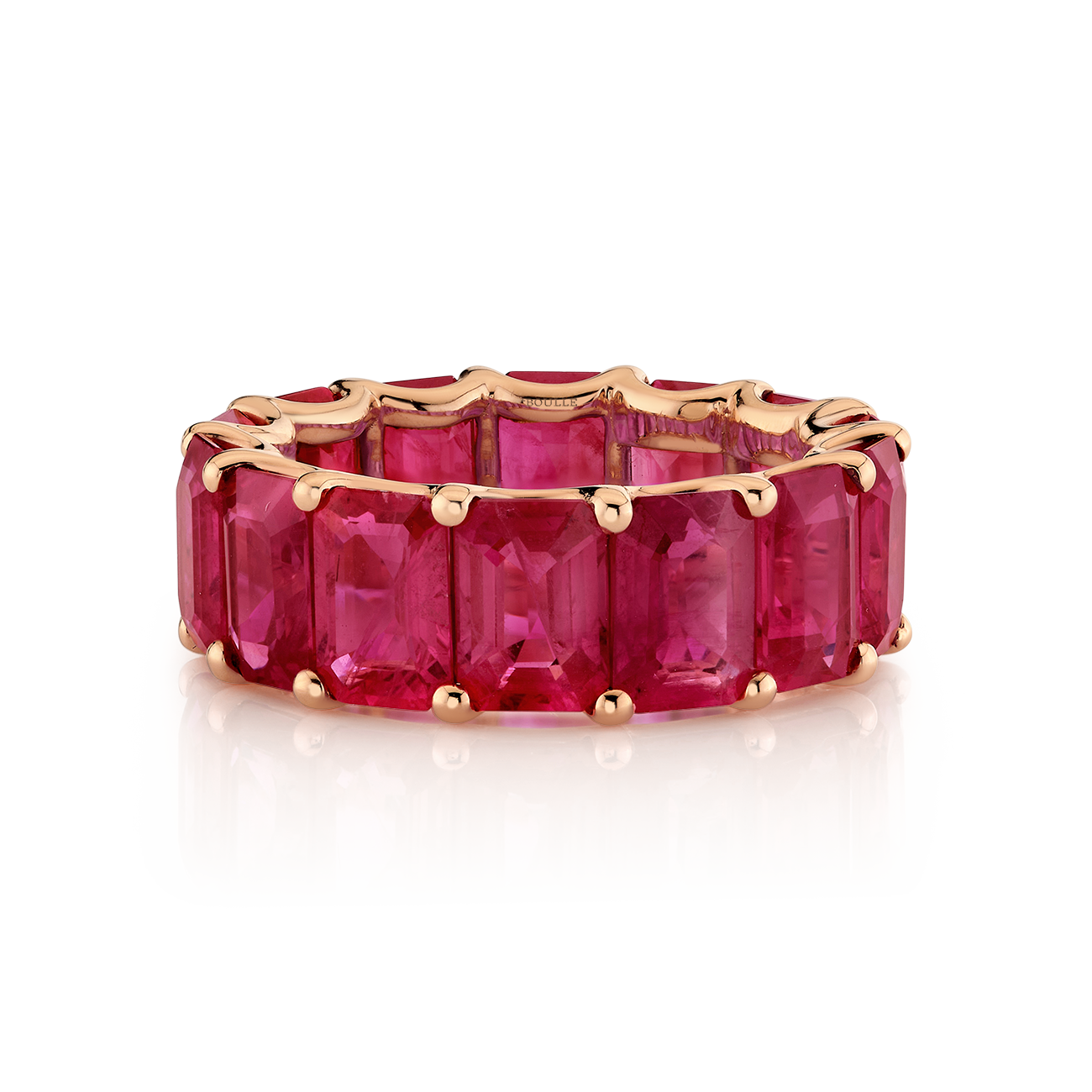 deBoulle High Jewelry Burmese Ruby Eternity Band