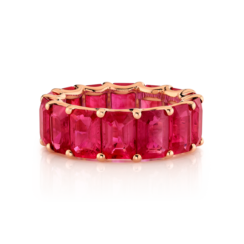 deBoulle High Jewelry Burmese Ruby Eternity Band