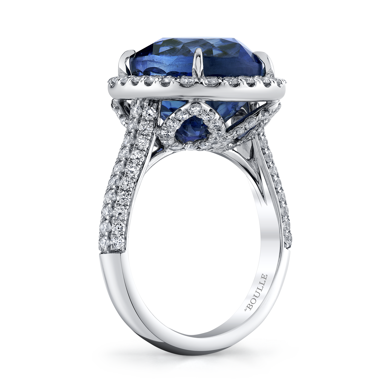 deBoulle High Jewelry Sapphire Fleur Ring