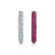 deBoulle Collection Reversible Diamond and Ruby Earrings