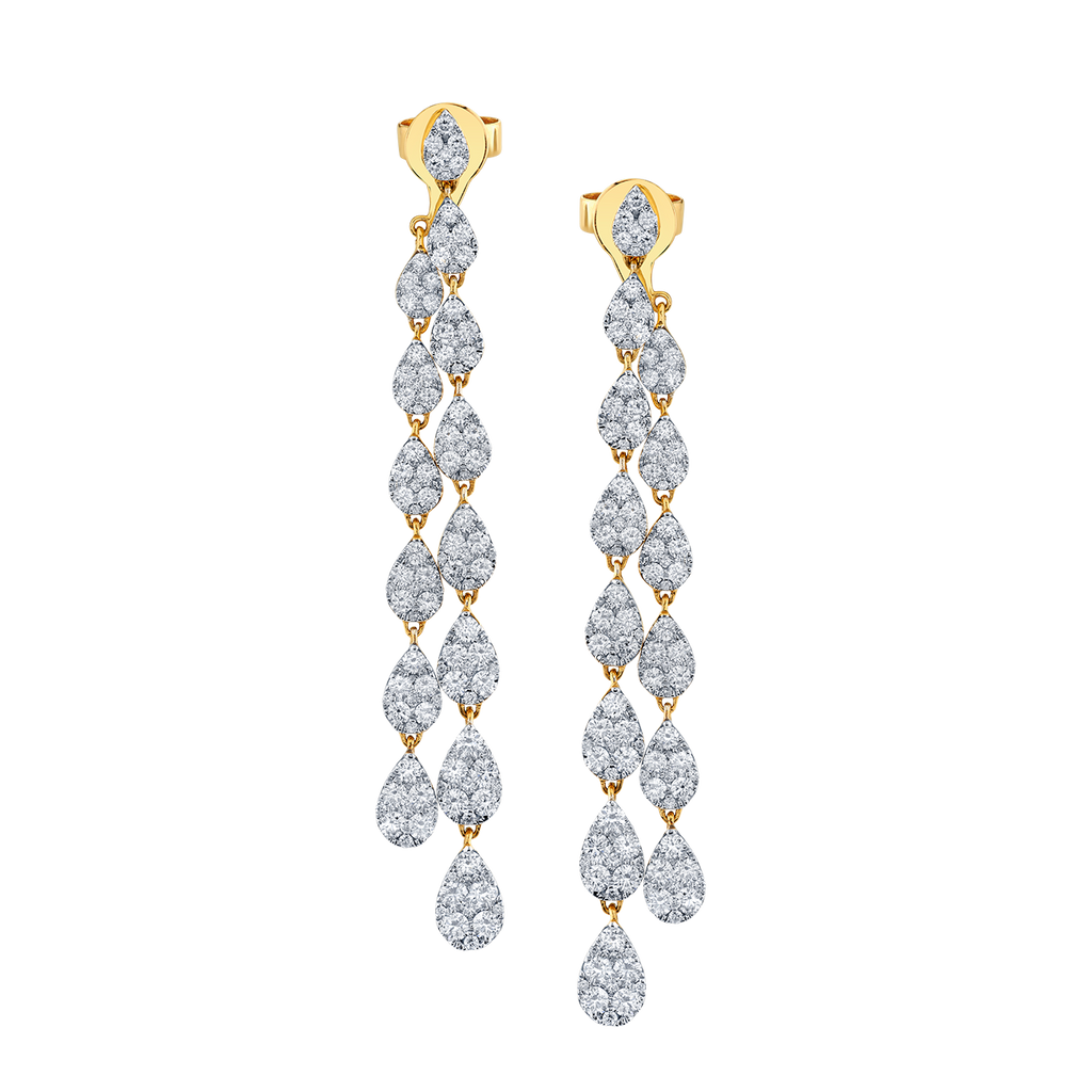 deBoulle Collection Diamond Dangle Earrings