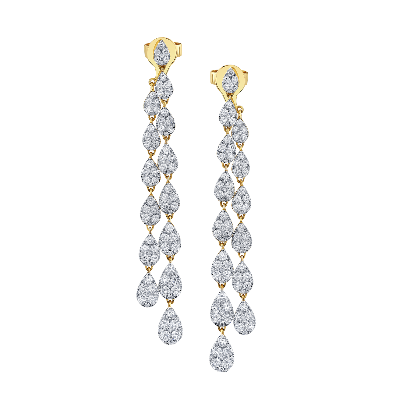 deBoulle Collection Diamond Dangle Earrings