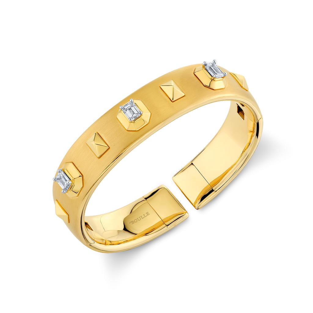 Mariani Augusta Cuff In Yellow Gold