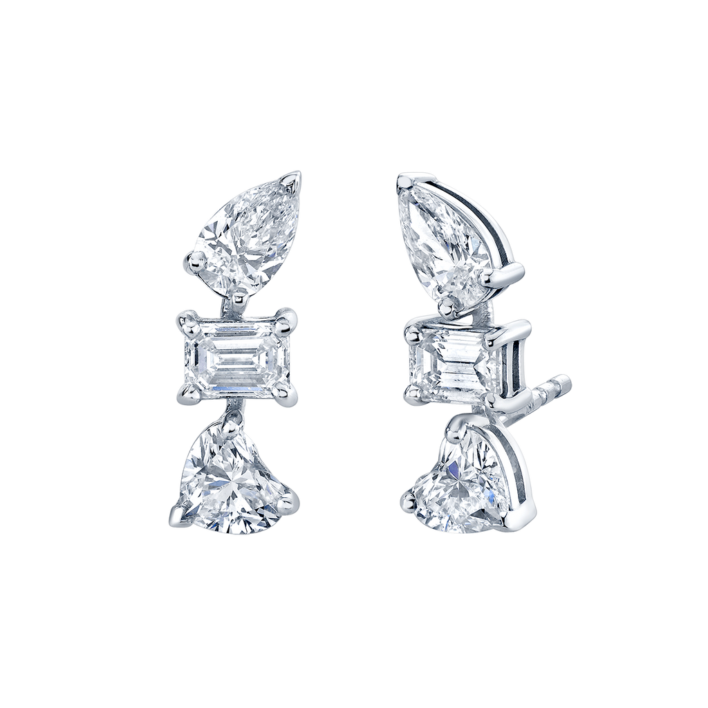 deBoulle Collection Diamond Ear Climbers