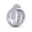 deBoulle Collection Diamond Infinity Crossover Ring