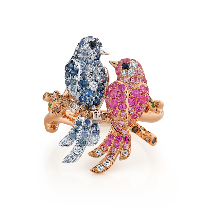 deBoulle Collection Love Birds Ring