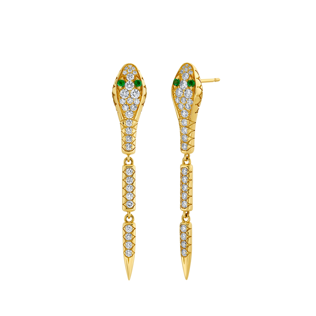 deBoulle Collection Serpent Earrings