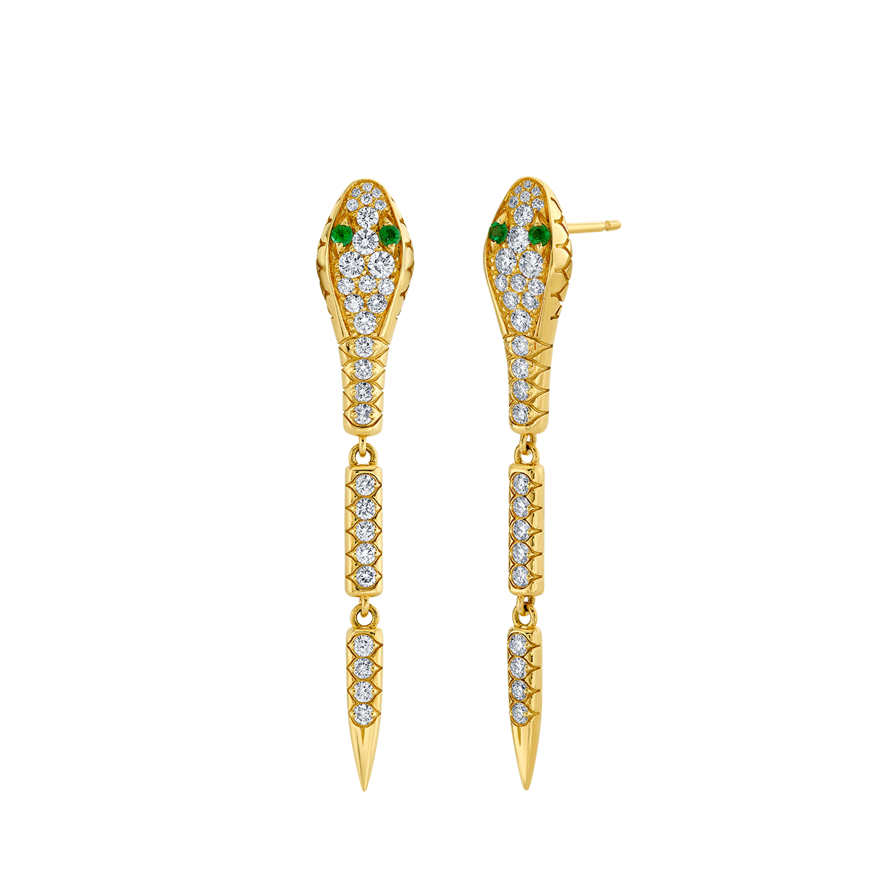 deBoulle Collection Serpent Earrings