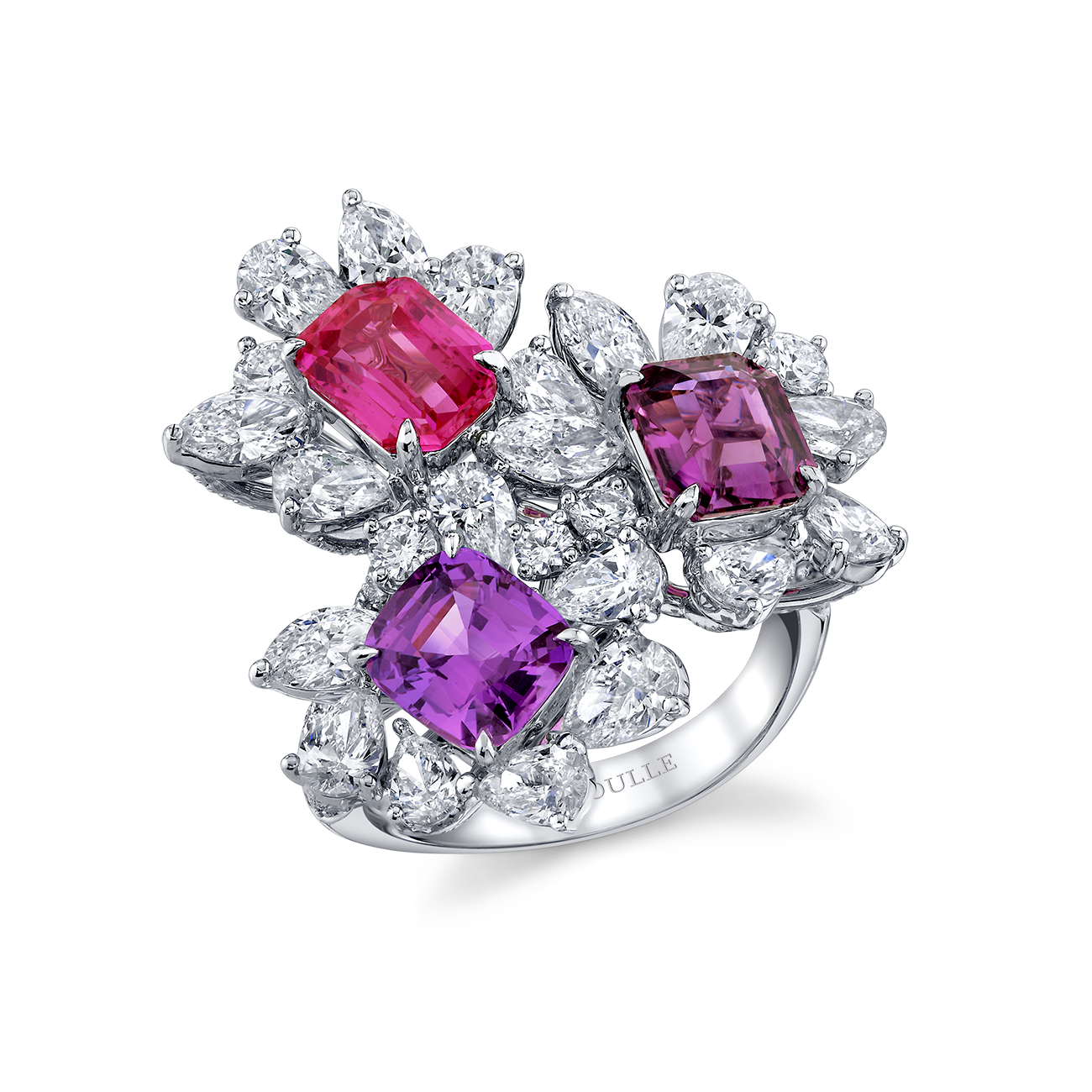 deBoulle High Jewelry Collection Sapphire Cluster Ring