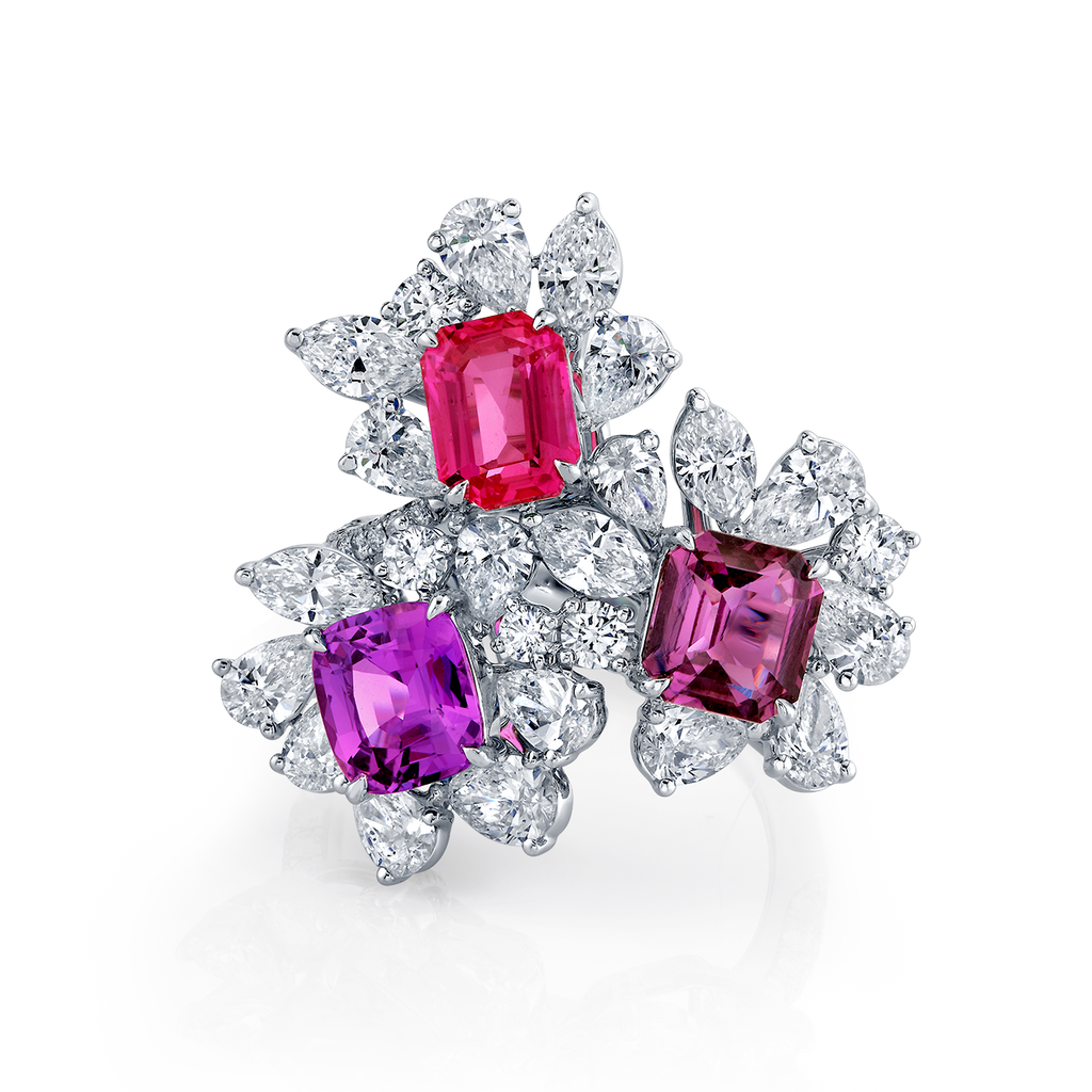 deBoulle High Jewelry Collection Sapphire Cluster Ring