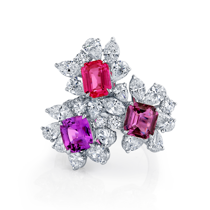 deBoulle High Jewelry Collection Sapphire Cluster Ring