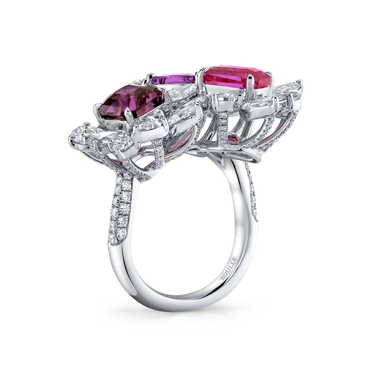 deBoulle High Jewelry Collection Sapphire Cluster Ring