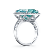 deBoulle Collection Aquamarine and Diamond Ring