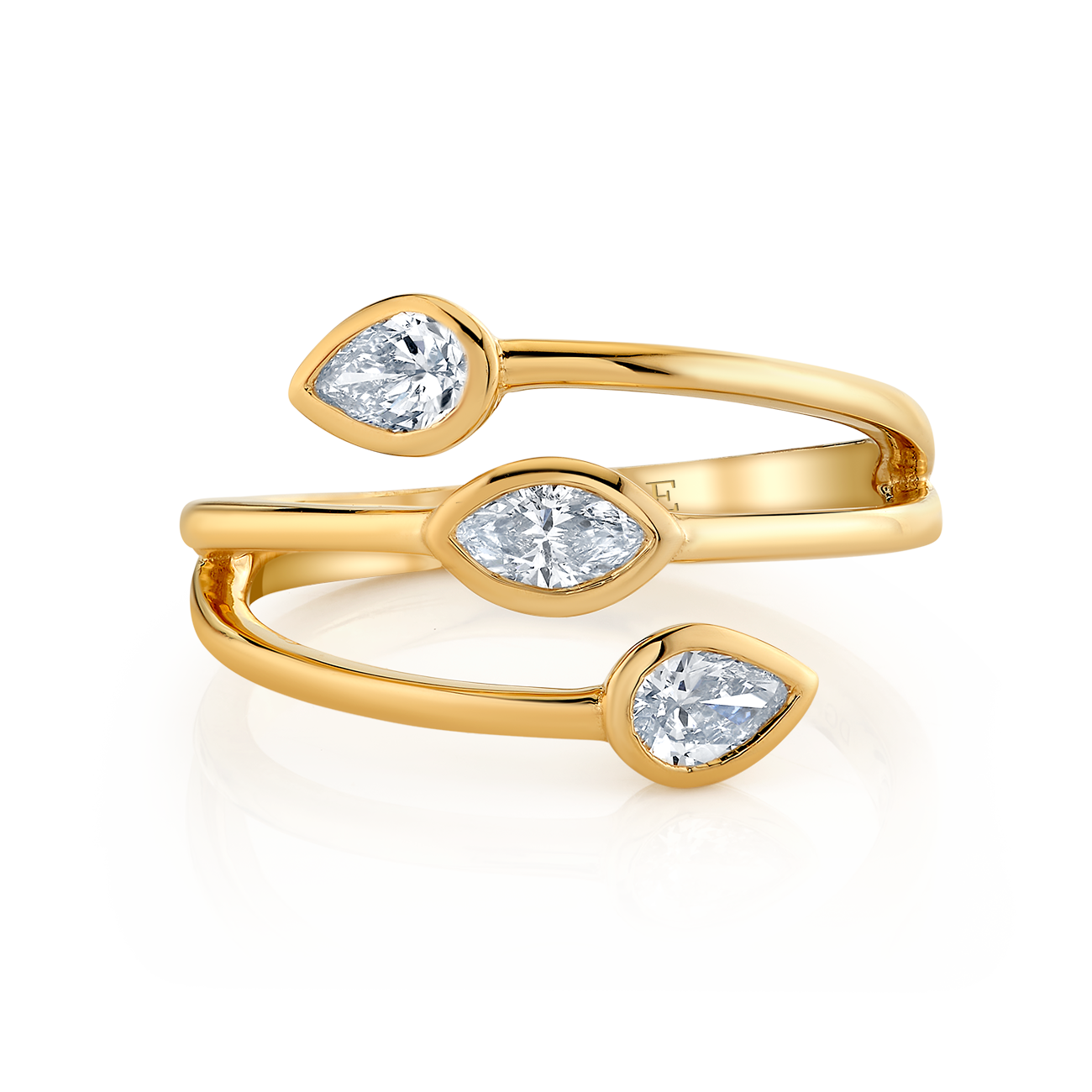 deBoulle Collection Triple Bypass Ring