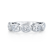 deBoulle Collection Classic Five Diamond Oval Ring