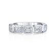 deBoulle Collection Emerald-cut Diamond Band in White Gold