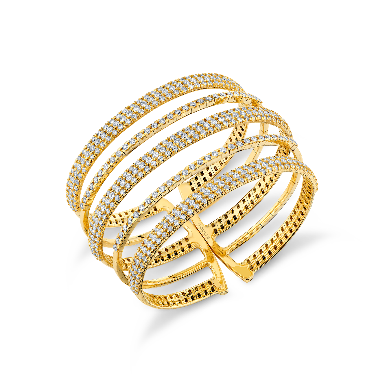 deBoulle Collection Diamond Layered Bangle