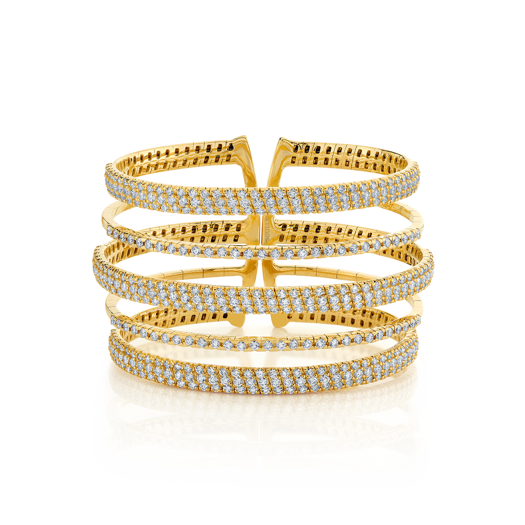 deBoulle Collection Diamond Layered Bangle