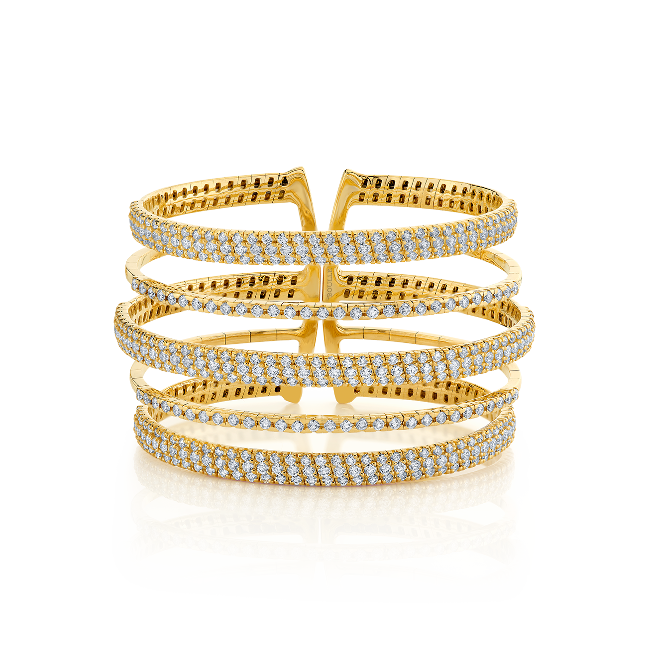deBoulle Collection Diamond Layered Bangle