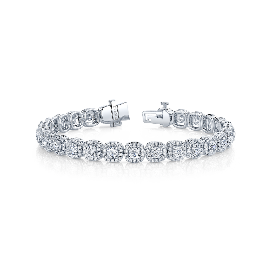 deBoulle Collection Round Brilliant Diamond Bracelet