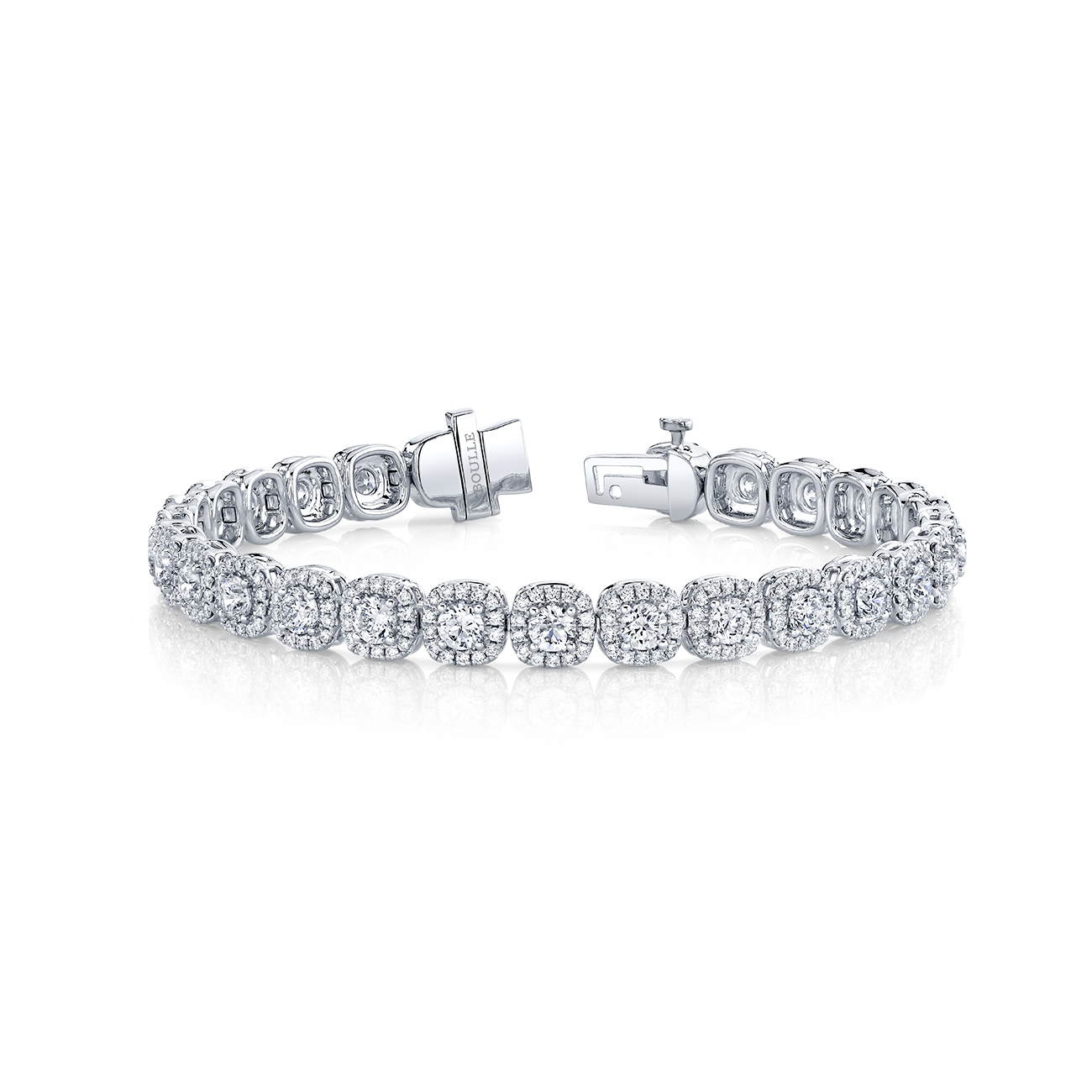 deBoulle Collection Round Brilliant Diamond Bracelet