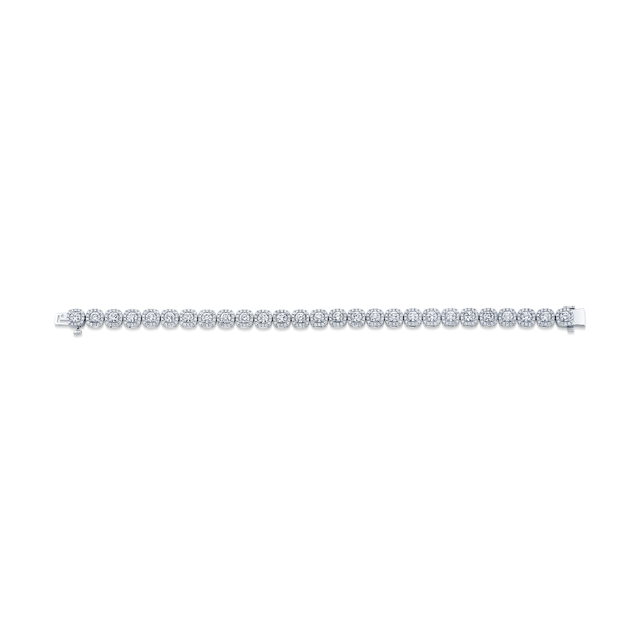 deBoulle Collection Round Brilliant Diamond Bracelet