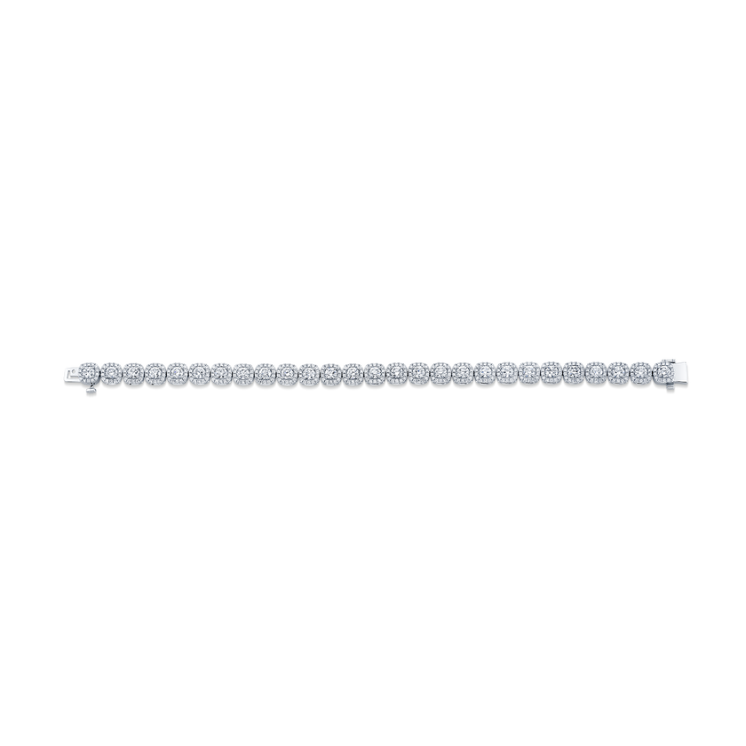 deBoulle Collection Round Brilliant Diamond Bracelet