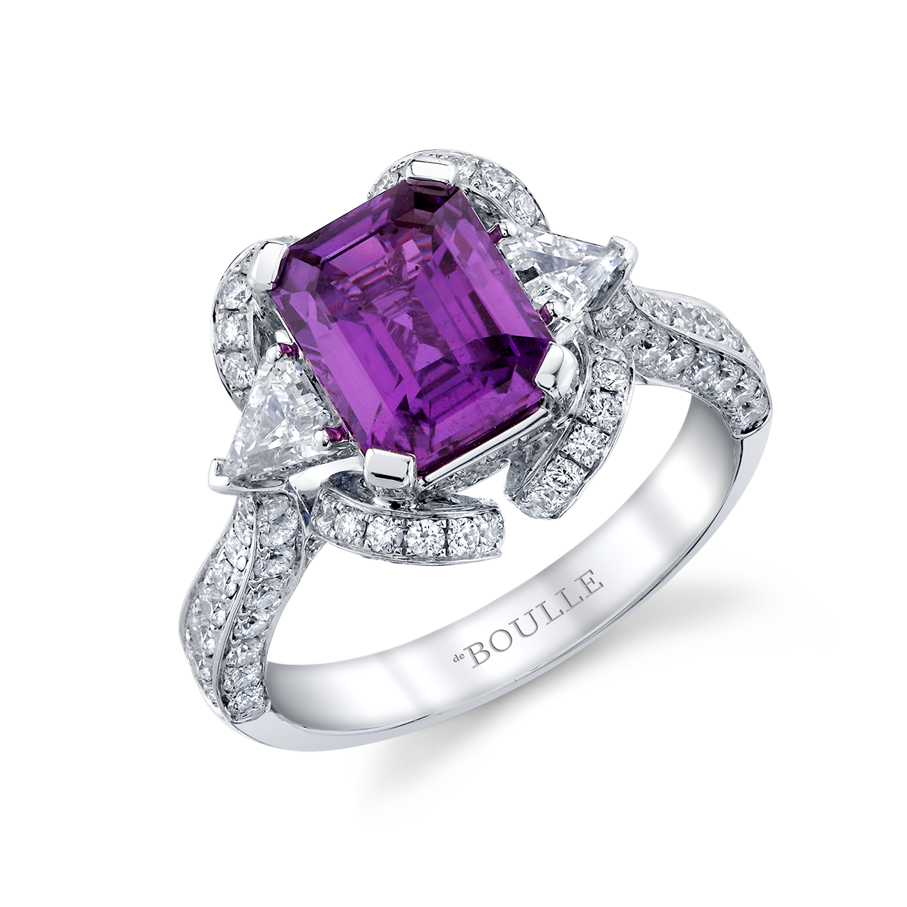 deBoulle High Jewelry Purple Sapphire Ring