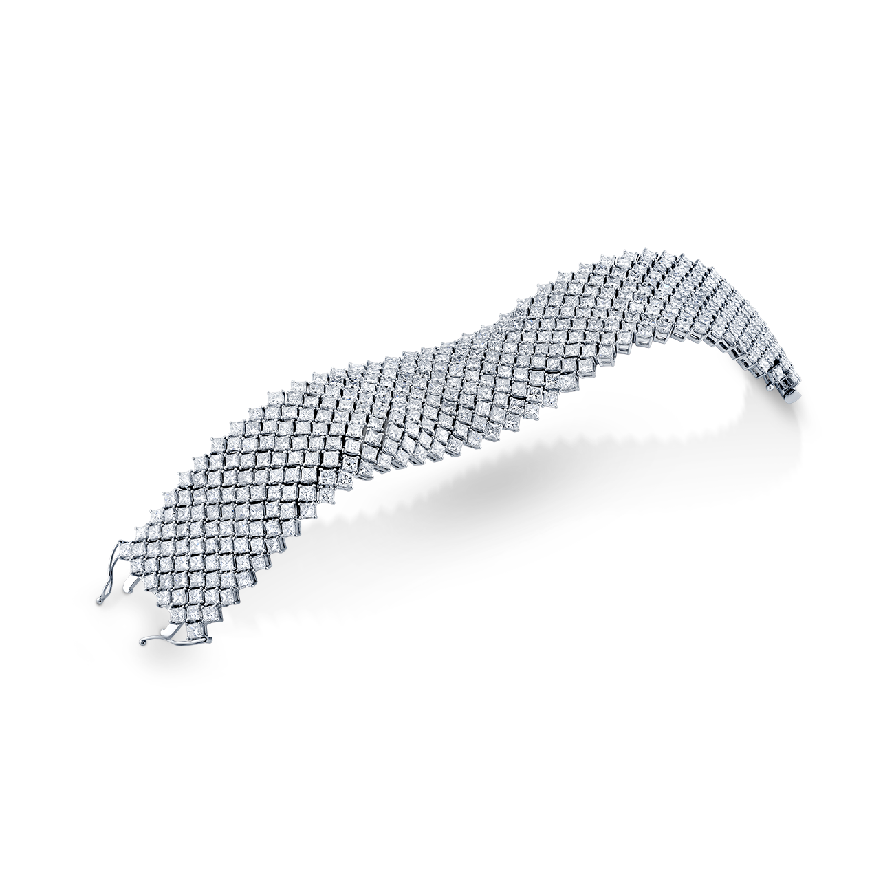 deBoulle High Jewelry Wide Diamond Bracelet