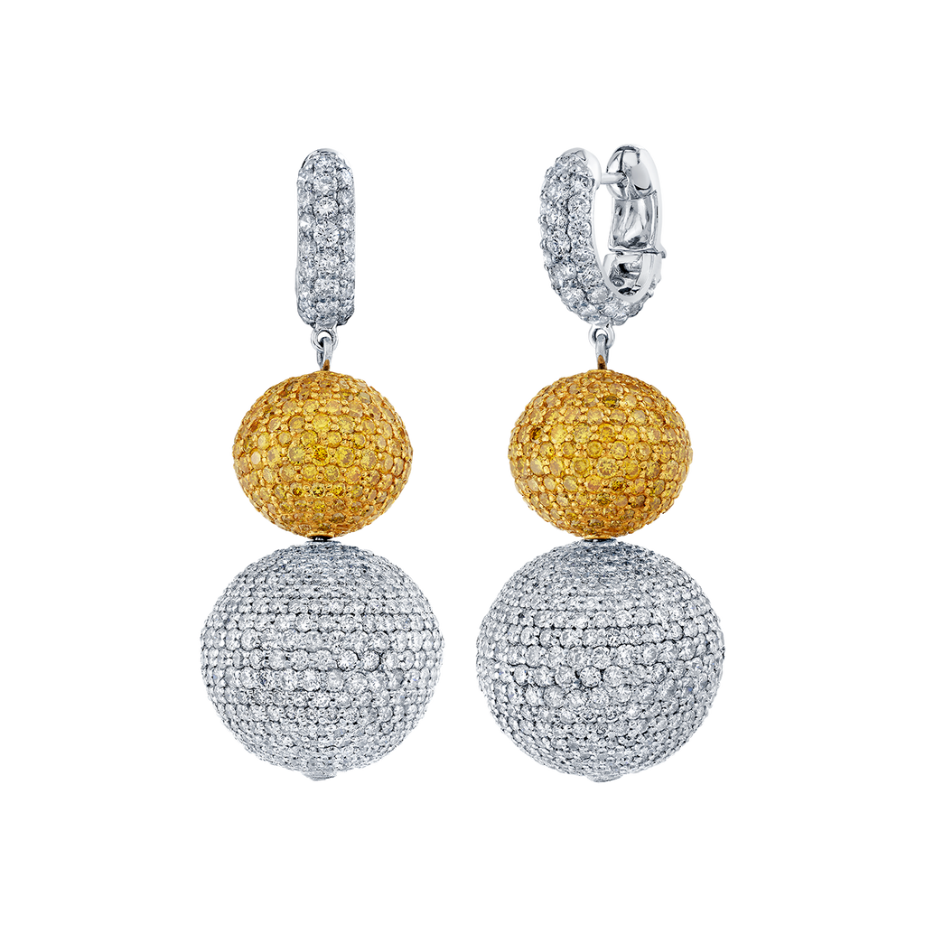 deBoulle High Jewelry Disco Ball Earrings