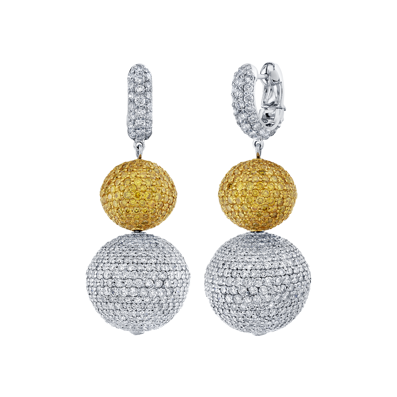deBoulle High Jewelry Disco Ball Earrings