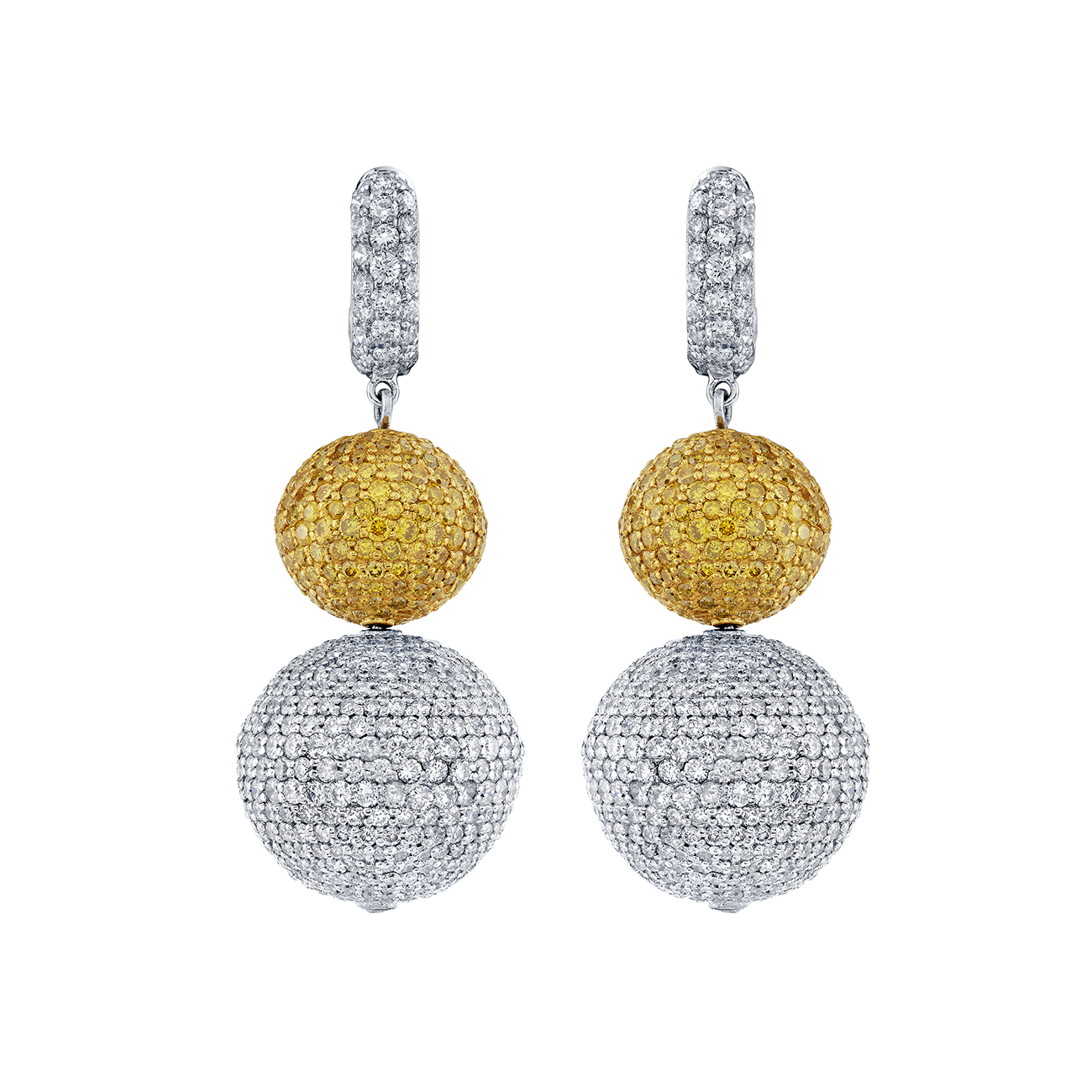 deBoulle High Jewelry Disco Ball Earrings