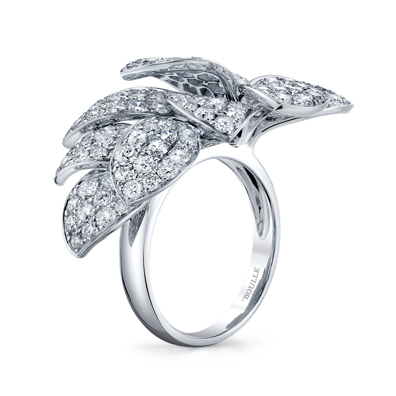 deBoulle Collection He Loves Me Ring in White Gold