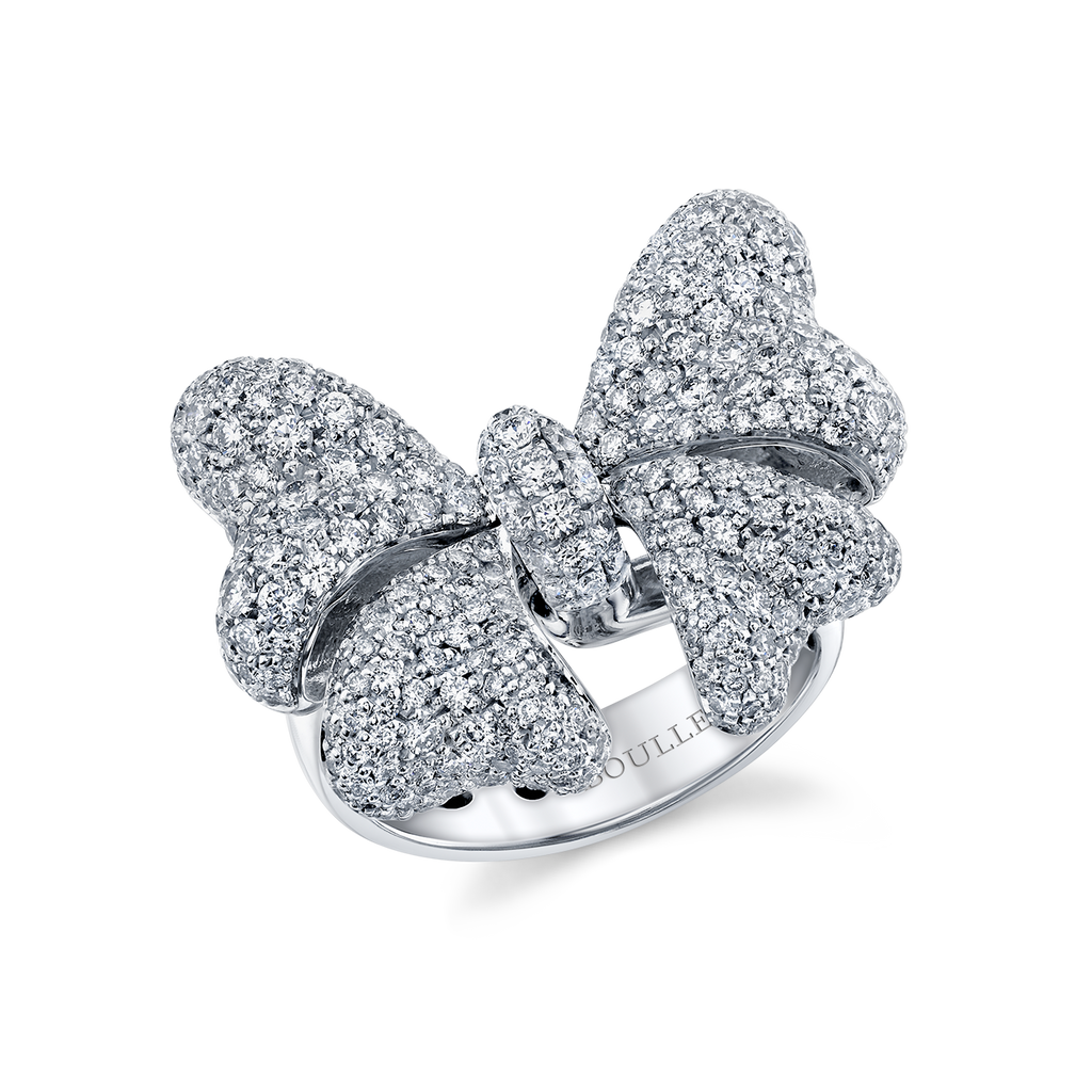 deBoulle Collection Diamond Bow Ring