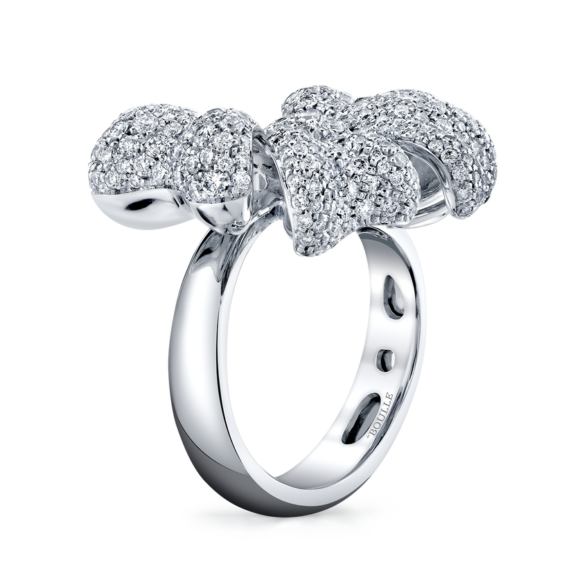 deBoulle Collection Diamond Bow Ring