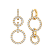 deBoulle Collection Circle Link Drop Earrings