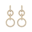 deBoulle Collection Circle Link Drop Earrings