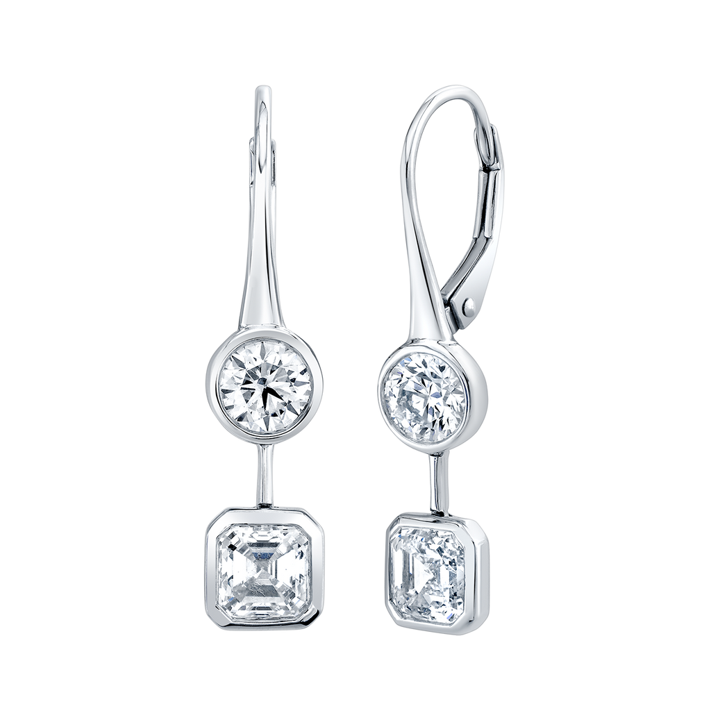 deBoulle Collection Diamond Dangle Drop Earrings