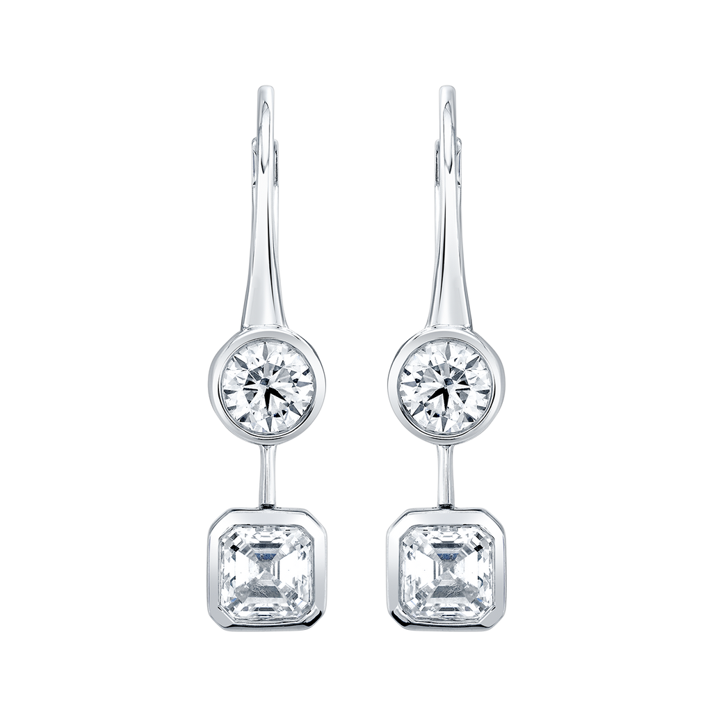 deBoulle Collection Diamond Dangle Drop Earrings