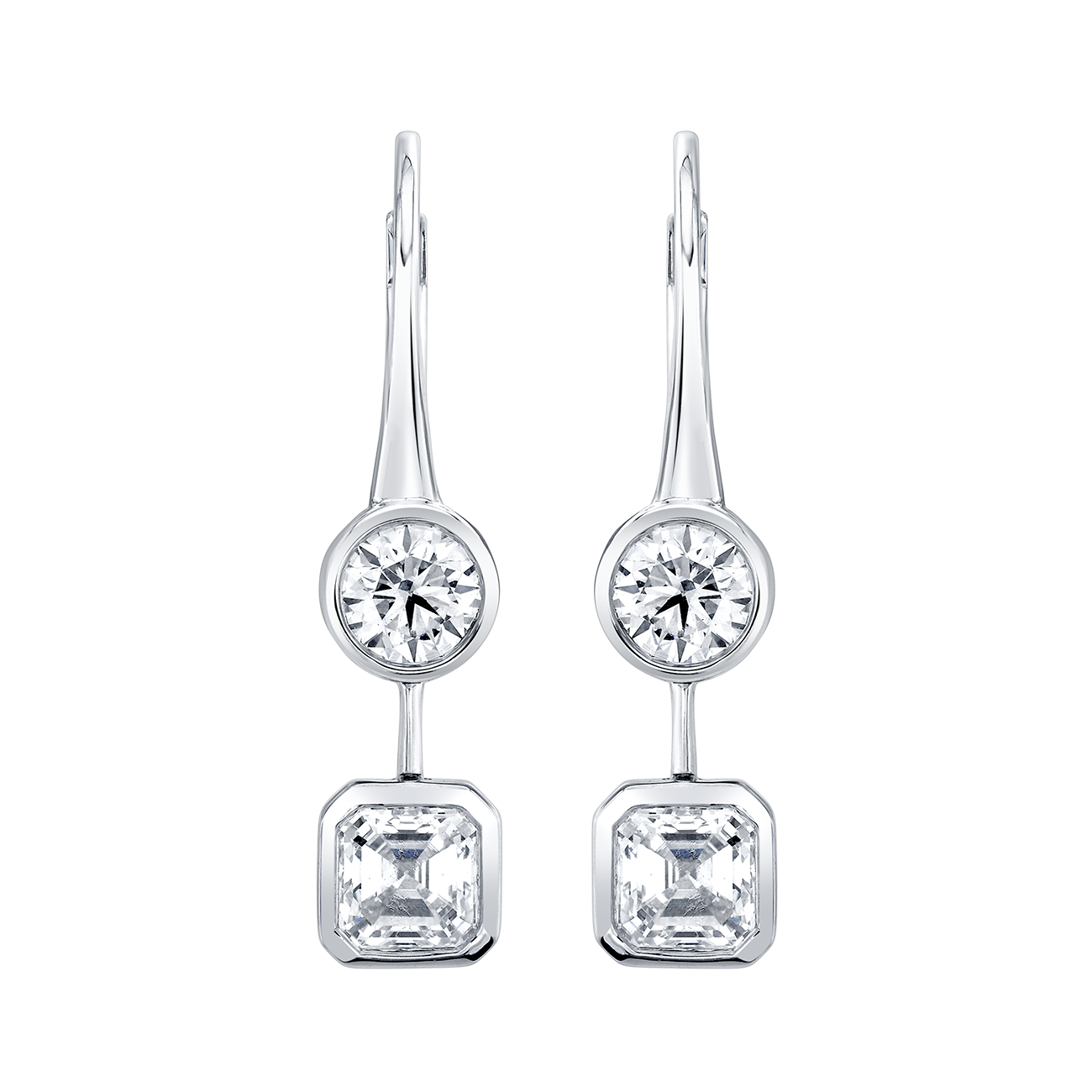 deBoulle Collection Diamond Dangle Drop Earrings