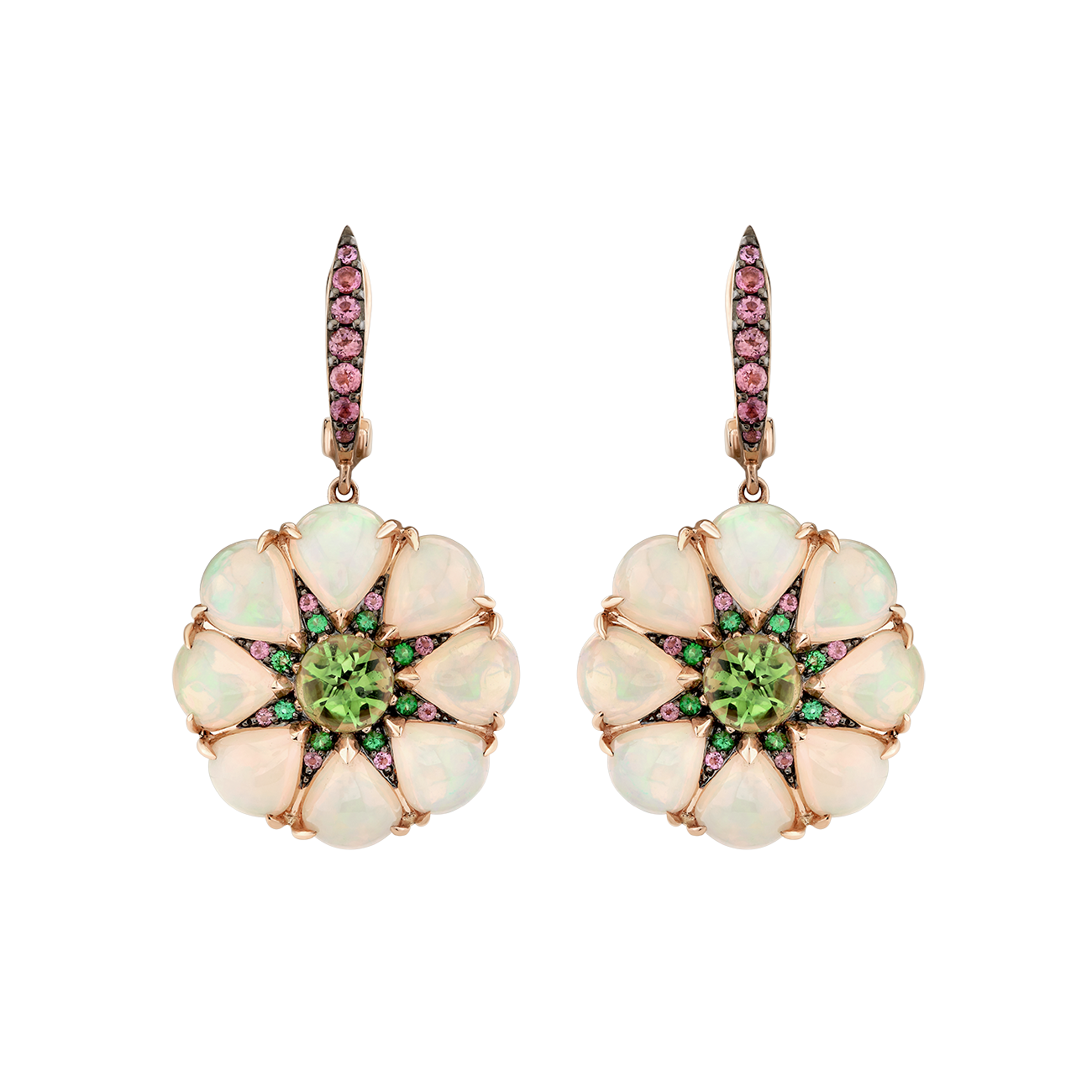 deBoulle Collection Floral Opal Earrings