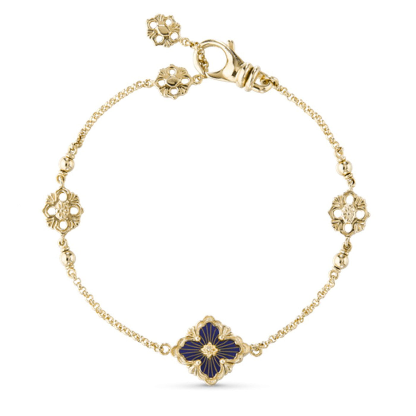 Opera Tulle Bracelet With Blue Enamel