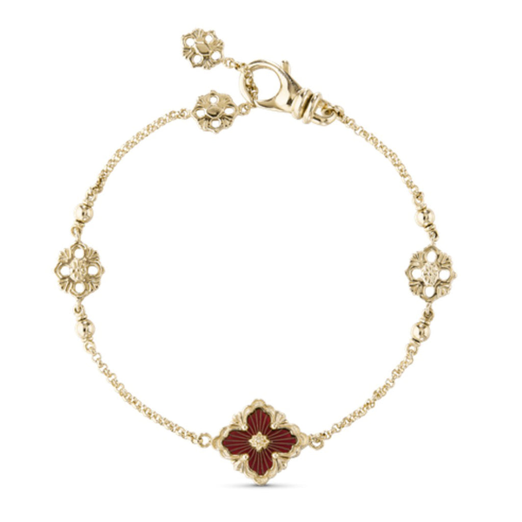 Opera Tulle Bracelet With Red Enamel