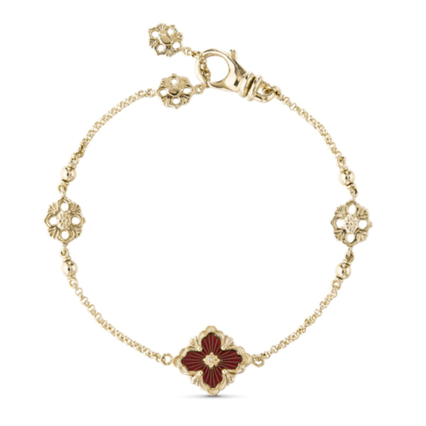 Opera Tulle Bracelet With Red Enamel