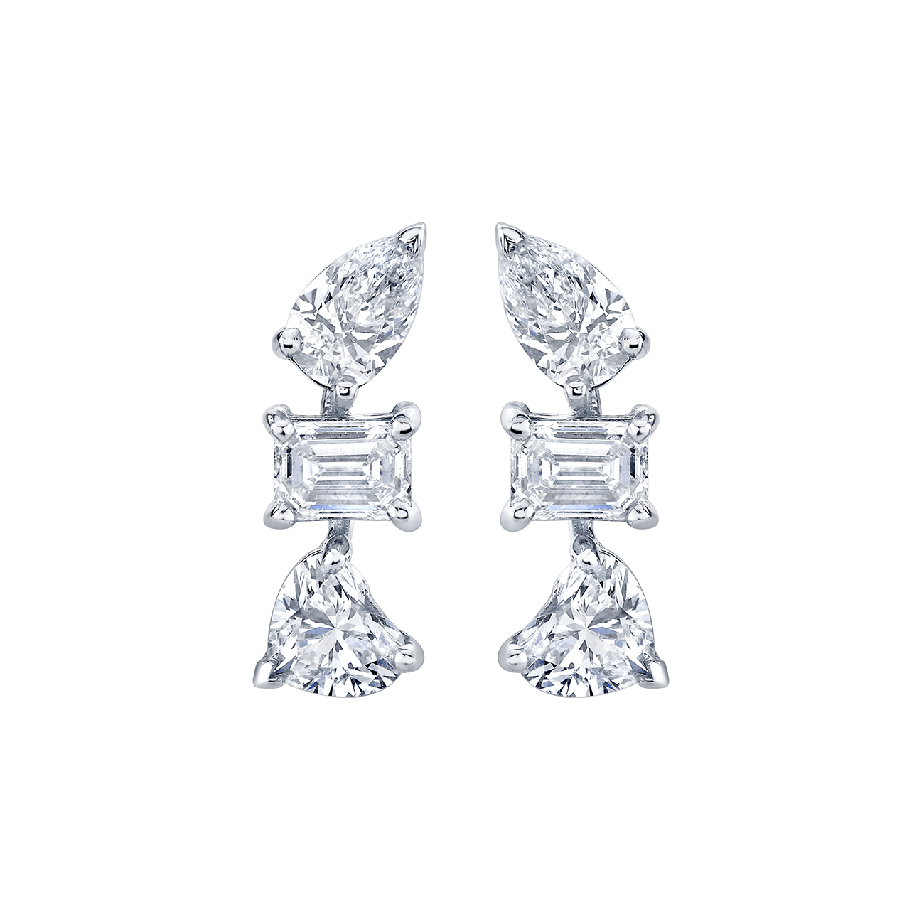 deBoulle Collection Diamond Ear Climbers