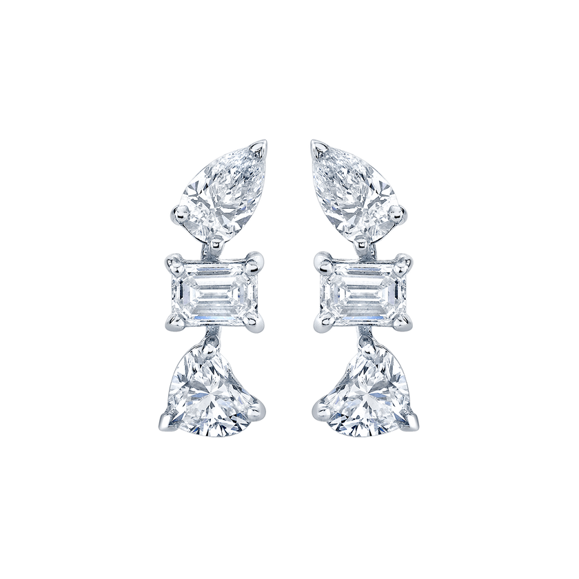 deBoulle Collection Diamond Ear Climbers