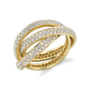 deBoulle Collection Diamond Interlocked Band