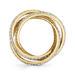 deBoulle Collection Diamond Interlocked Band