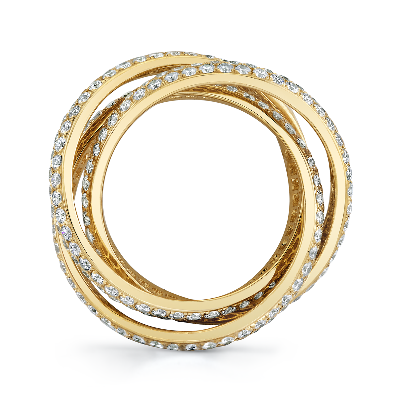 deBoulle Collection Diamond Interlocked Band