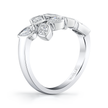 deBoulle Collection Overlapping Mixed Cut Diamond Ring